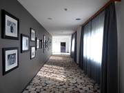 Toegang van het hotel tot de skihal