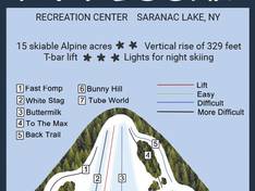 Pistekaart Mt. Pisgah