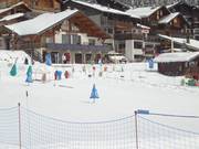 Het Kinderland van de Ecole de Ski Internationale in Les Saisies