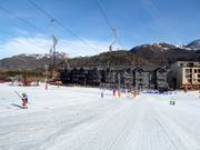 Oefenterrein voor de Skistar Lodge
