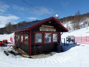Verzorgd dalstationgebied bij de Ingemarliften