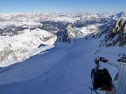 Piste Punta Rocca op de Marmolada
