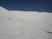 Veel vrije skiruimte op Lookout Mountain