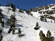 Bij de stoeltjeslift La Basera