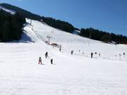 Makkelijke pistes in het dal