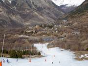 Uitzicht op de accommodaties in Cerler 1500