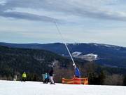 Sneeuwlans bij de Arber