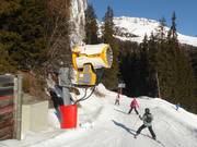 Krachtige sneeuwkanon