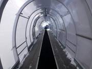 Transportband terug naar het bergstation van de Dachsteinseilbahn