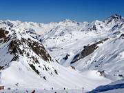 Uitzicht vanaf de Palinkopf naar de Idalp