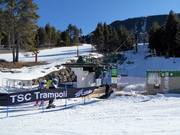 Trampolí - 4-persoons vaste stoeltjeslift