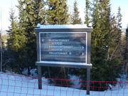 Pistebewegwijzering in Lindvallen