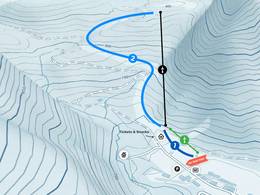 Pistekaart Winterhöh – Wildalpen