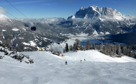 Grootste hoogteverschil in het district Reutte – skigebied Lermoos – Grubigstein