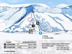 Pistekaart Stebnícka Huta