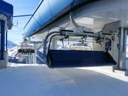 Katzenmoosbahn - 6-persoons hogesnelheidsstoeltjeslift (koppelbaar) met kap en stoelverwarming