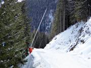 Sneeuwlans in het skigebied Großglockner Resort Kals-Matrei