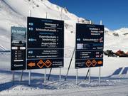 bewegwijzering bij de Schlossalmbahn