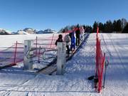 Transportband bergstation Ciampedie