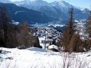 Stoeltjeslift met accommodaties in Bellwald