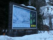 Informatiebord bij het tolstation