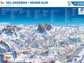 Pistekaart Gröden (Val Gardena)