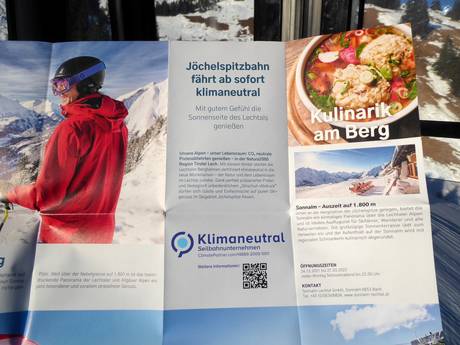 Außerfern: milieuvriendelijkheid van de skigebieden – Milieuvriendelijkheid Jöchelspitze – Bach