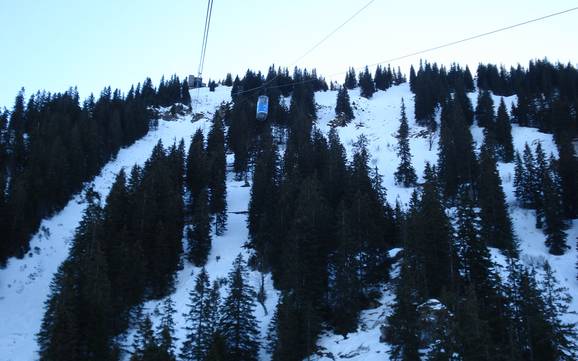 Hoogste dalstation in de Ammergauer Alpen (Bergketen) – skigebied Laber – Oberammergau
