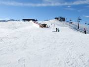 Overdekte transportband met oefenpiste op de Resterhöhe