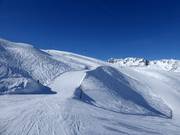 Middelzware pistes op de Gurschenalp
