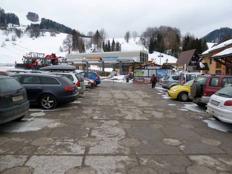 Slowaakse Karpaten: bereikbaarheid van en parkeermogelijkheden bij de skigebieden – Bereikbaarheid, parkeren Donovaly (Park Snow)