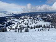 Uitzicht over het skigebied Grand Targhee