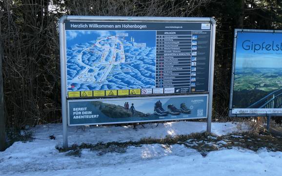 Cham: oriëntatie in skigebieden – Oriëntatie Hohenbogen – Neukirchen bei Hl. Blut