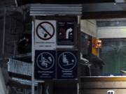 Informatieborden in de skihal