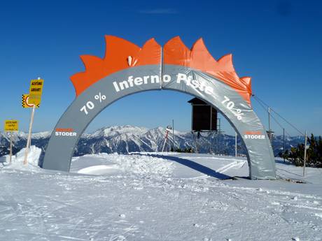 Skigebieden voor gevorderden en off-piste skiërs Kirchdorf an der Krems – Gevorderden, off-piste skiërs Hinterstoder – Höss