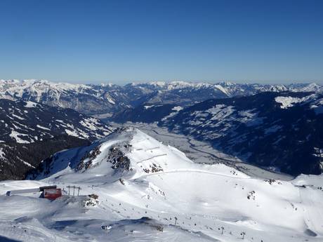 Erste Ferienregion im Zillertal: Grootte van de skigebieden – Grootte Kaltenbach – Hochzillertal/Hochfügen (SKi-optimal)
