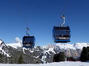 Piz Setëur II - 10-persoons gondel met stoelverwarming (met 1 kabel)