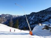 Sneeuwkanonnen op de Kasberg