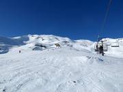 Uitzicht vanaf de Delta Chair naar Knoll Ridge