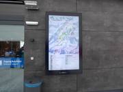 Huidig infoscherm bij het dalstation