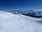 Piste bij de skilift Péz Ault