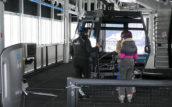 Kaunertal: vriendelijkheid van de skigebieden – Vriendelijkheid Kaunertaler Gletscher (Kaunertal-gletsjer)