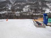 Transportband en oefenhelling in St Colomban