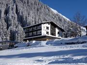 Hotel St. Hubertus ligt direct aan de pistes