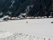 Plaats Vals bij het skigebied