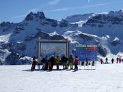 Informatiebord in Arabba bij Bec de Roces