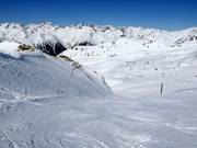 Moeilijke piste nr. 13 van de Greitspitze naar de Idalp