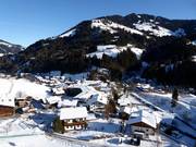 Uitzicht op Auffach in de Wildschönau