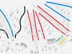Pistekaart Volen – Yakhroma