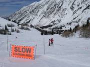 Beginnerspiste bij de stoeltjeslift Mid-Gad